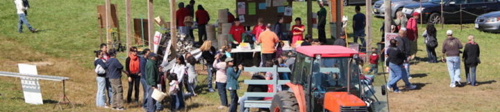 Group of people at the farm